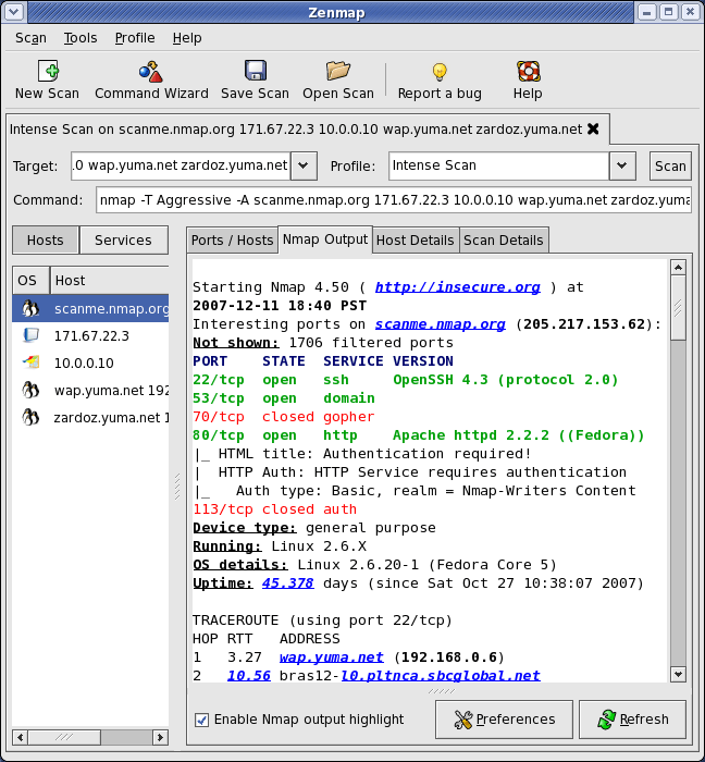 Install Zenmap on Ubuntu 20.04 LTS Focal Fossa